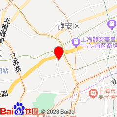 Mappa zona Jing'an Shanghai